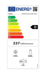 Vestel NF64022 Ex Gı Pro Wıfı 586 Lt No-Frost Buzdolabı