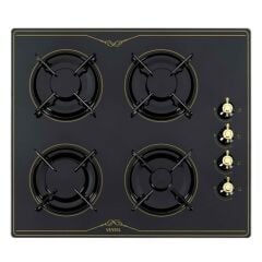 VESTEL SİYAH RUSTİK ANKASTRE SET