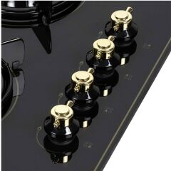 VESTEL SİYAH RUSTİK ANKASTRE SET