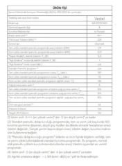 Vestel KM 87202 WIFI 8 kg Kurutma Makinesi