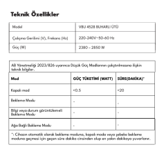 Vestel VBU 4528 2850 W Buharlı Ütü