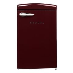 Vestel RETRO SB14411 Bordo 122 LT Statik Mini Buzdolabı