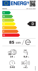 Vestel BM 53122 WIFI 5 Programlı Bulaşık Makinesi