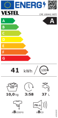 Vestel CMI 108442 WIFI 10 Kg 1400 Devir Çamaşır Makinesi