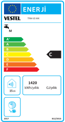 Vestel TRM 65 MK 65 Litre Termosifon