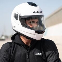 LS2 STROBE 2 BEYAZ KASK